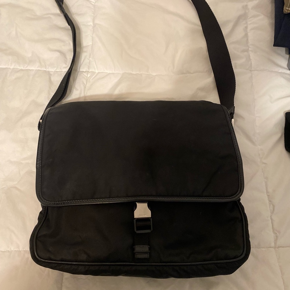 Vintage Prada Nylon Tessuto Crossbody Bag